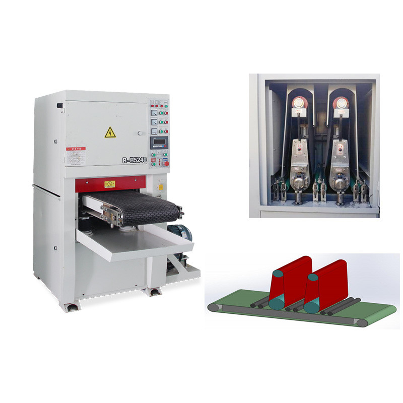 Moc obrotowa silnika 5,5 kW Maszyna do piaskowania metalu 150 mm 400 mm Maksymalna szerokość robocza