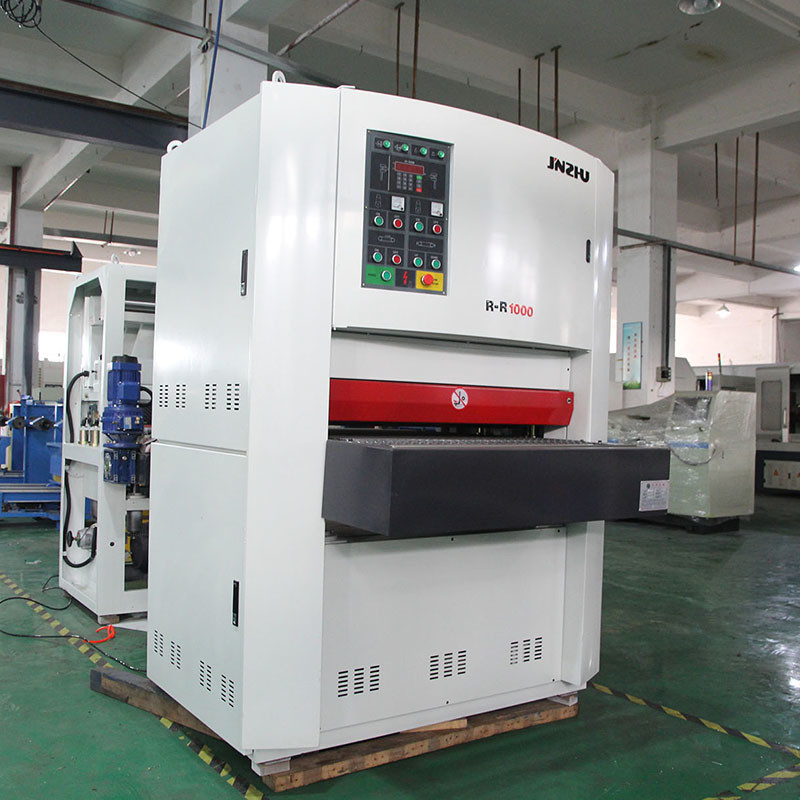 Wytrzymałe Wysokiej Wydajności Suche Schleifen Rr1000mm Metalowe Części Powierzchnia Deburring Sheet Metal Buffing Maszyna do rysowania metalu