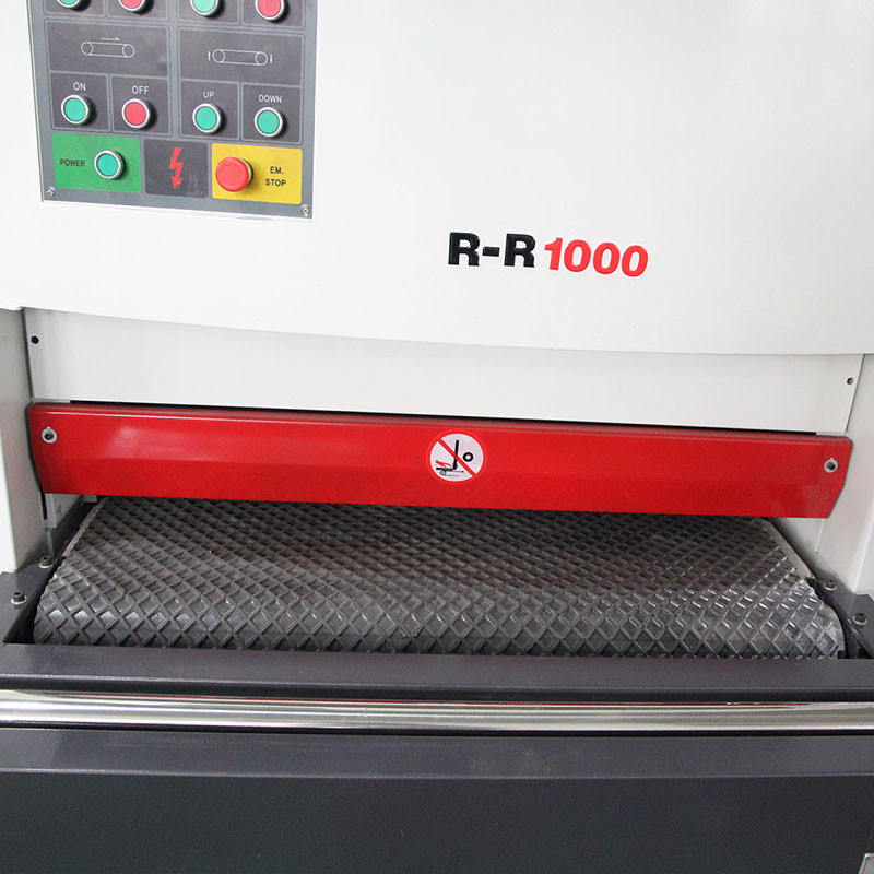 Wytrzymałe Wysokiej Wydajności Suche Schleifen Rr1000mm Metalowe Części Powierzchnia Deburring Sheet Metal Buffing Maszyna do rysowania metalu